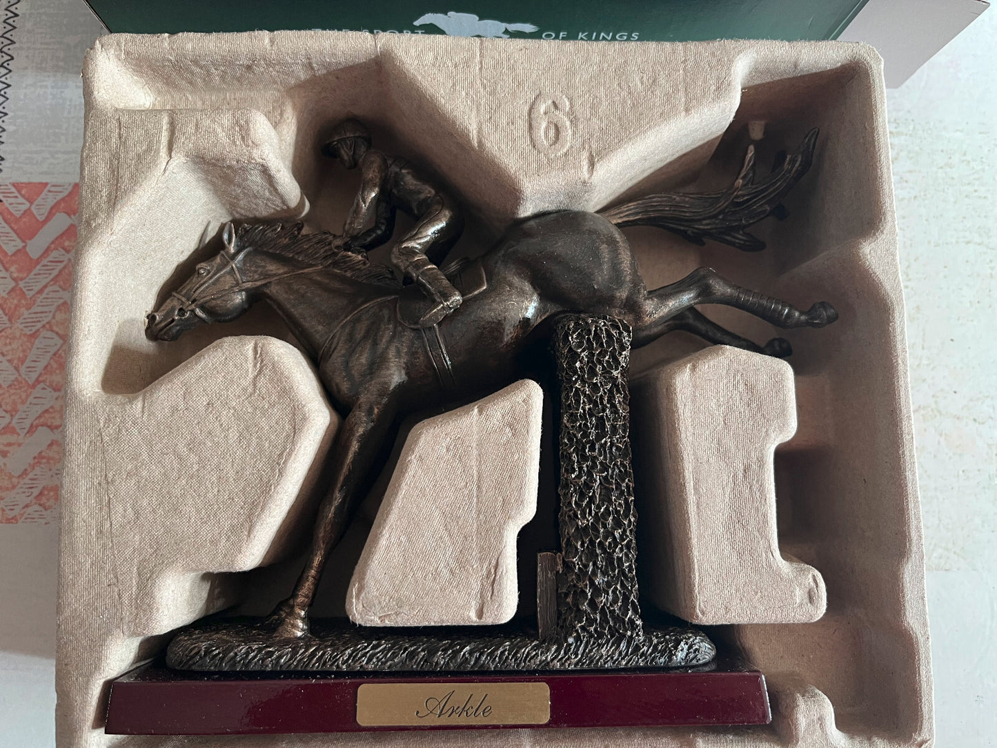 Statue Collection Cheval Course Arkle Résine Editions Atlas 1/12