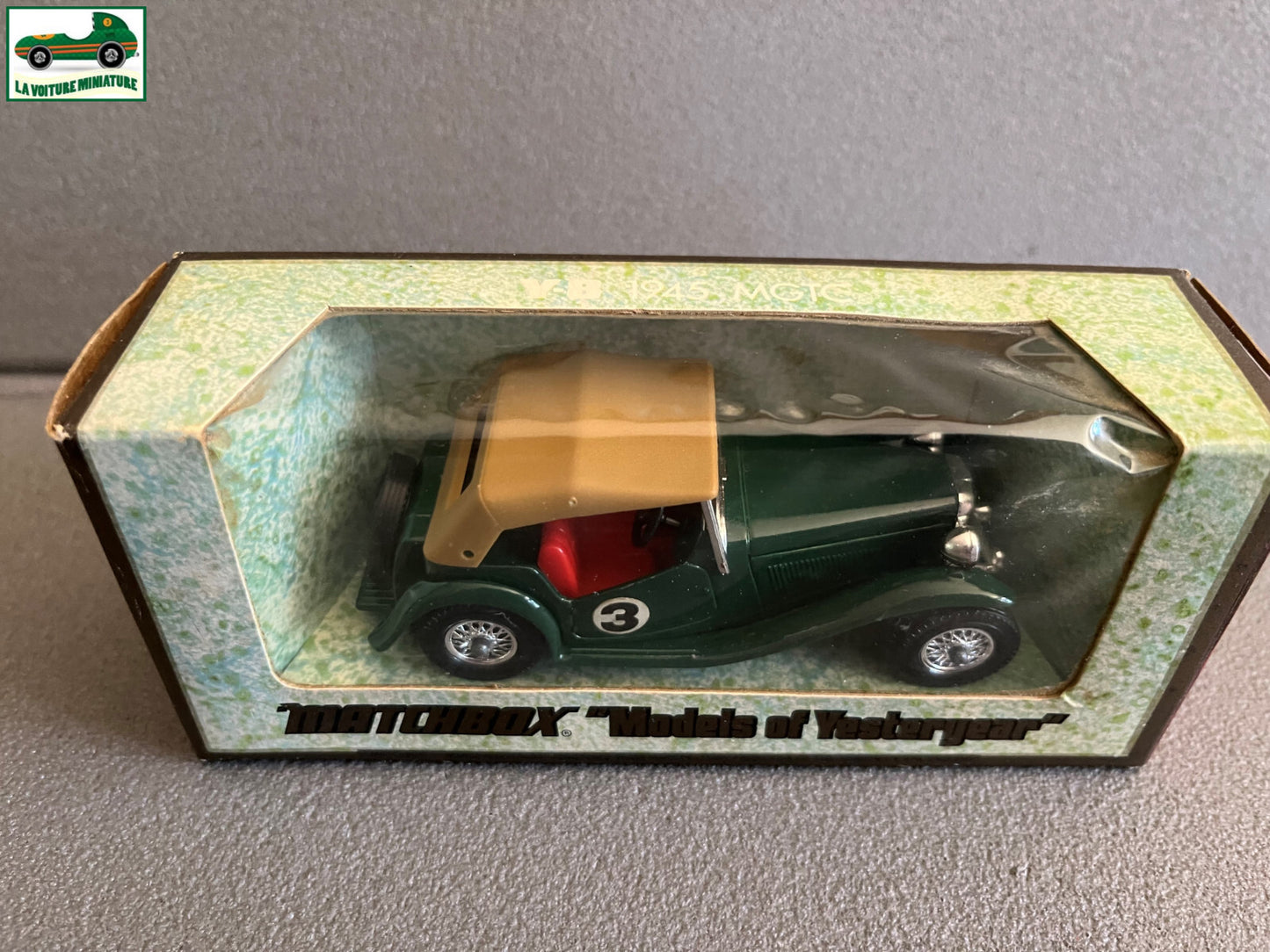 Voiture miniature ancienne 1945 MGTC Y-8 Matchbox 1/35