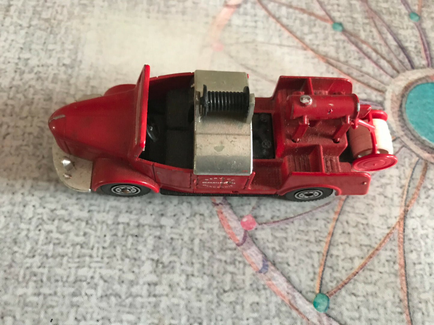 Voiture Miniature Camion Secours Pompiers Hotchkiss H.6 G54 Solido 1/50