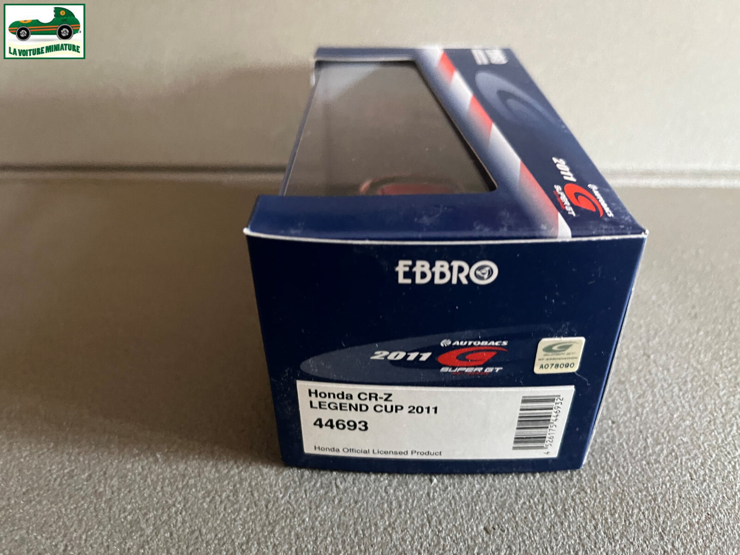 Voiture Miniature Honda CR-Z Legend Cup 2011 Ebbro au 1/43
