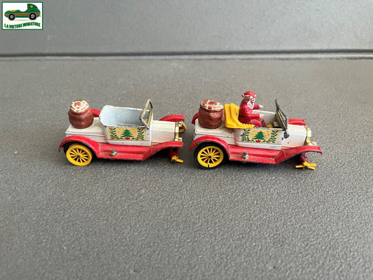 Ancienne Voiture Miniature Lot de 2 Dinky Toys Noel Ford R 475 Epave