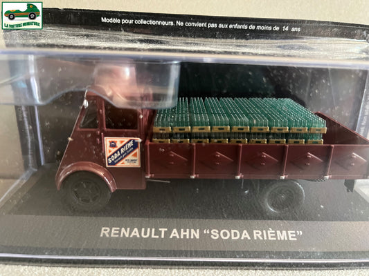 Voiture Miniature Camion Publicitaire Renault AHN Soda Rième au 1/43
