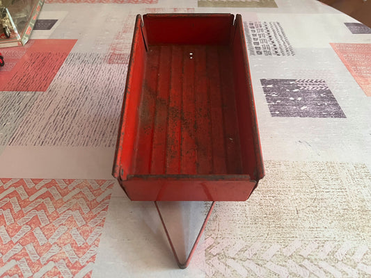 Ancienne Voiture Miniature Agricole Tracteur Fer Metal Remorque Années 1950 ?