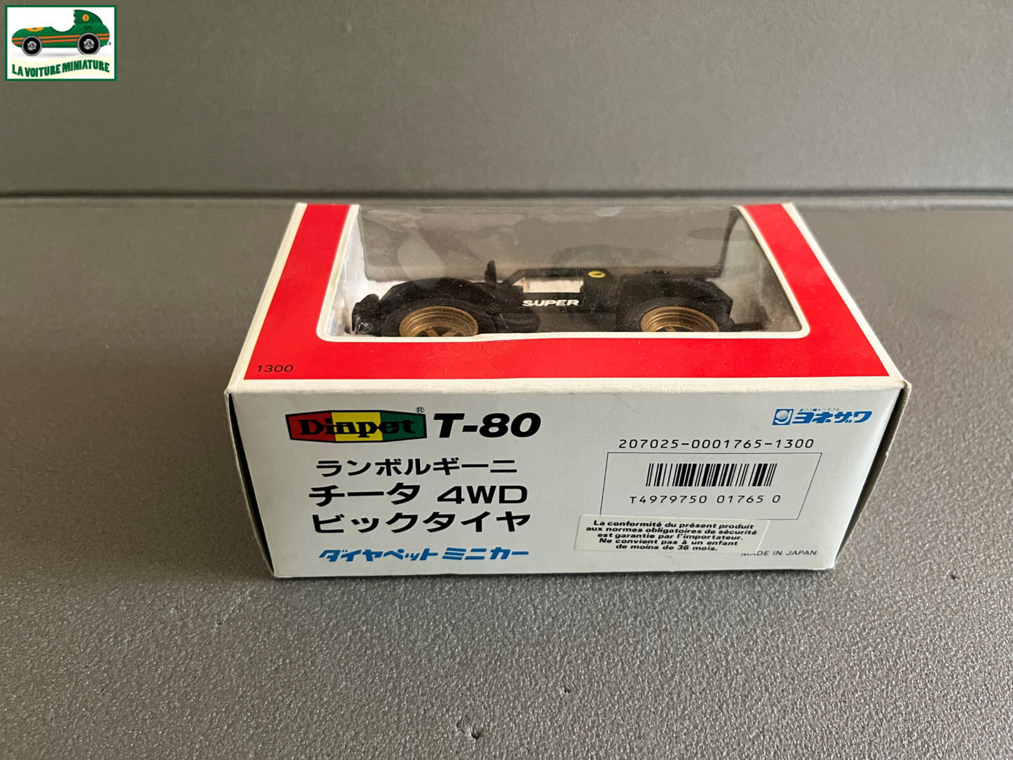 Voiture Miniature Lamborghini Cheetah 4WD Big Tire Diapet Japan 1/40
