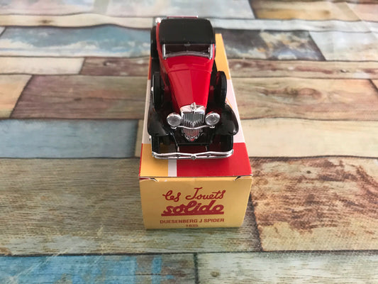 Voiture Miniature Solido Duesenberg J Spider 1935 au 1/43