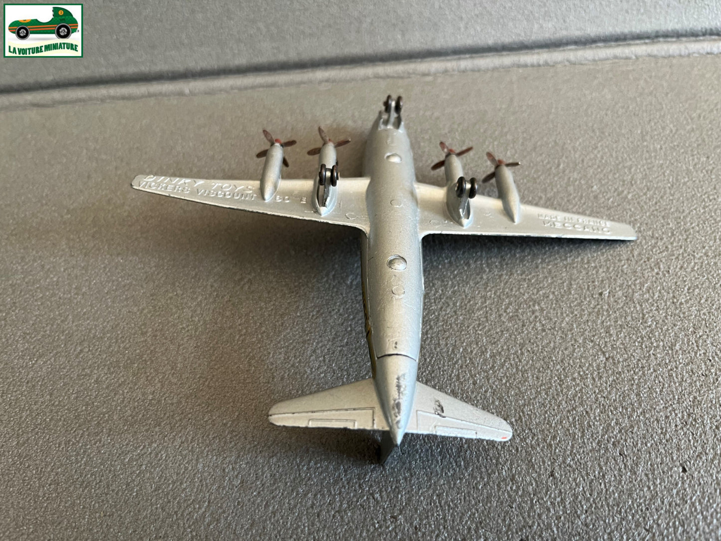 Ancienne Miniature Dinky Toys Avion Vickers Viscount 60E Meccano France Epave