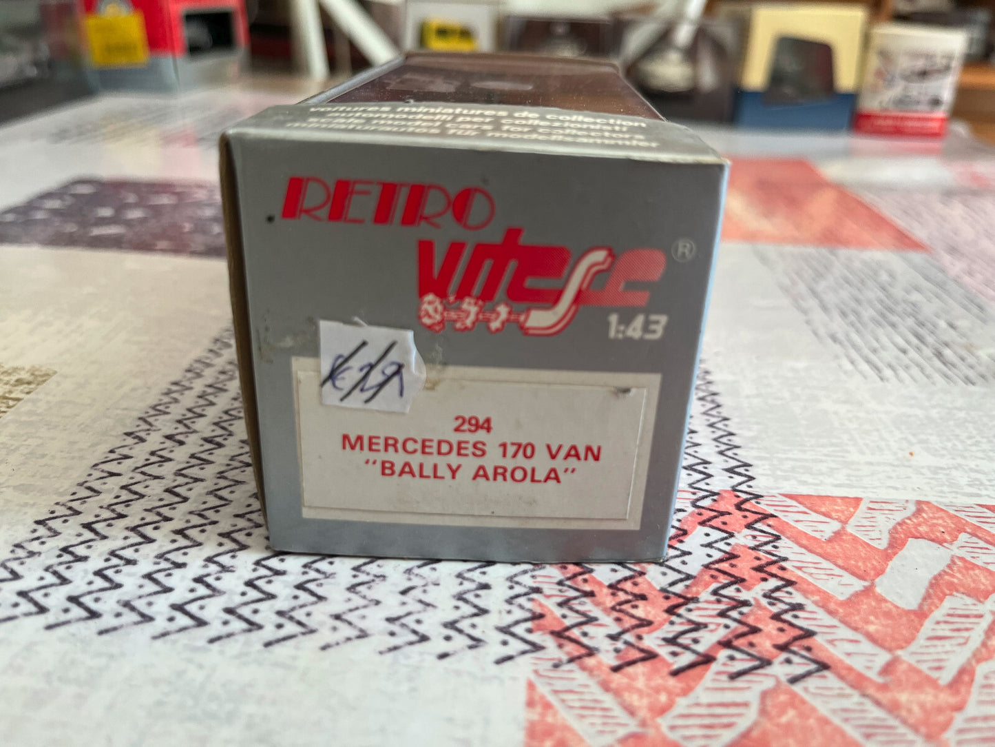 Voiture Miniature Mercedes 170 Van Bally Arola Retro Vitesse au 1/43