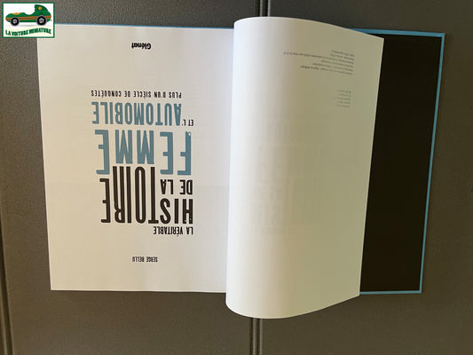 Livre Voiture Automobile Histoire de la Femme et l'automobile Bellu Glénat