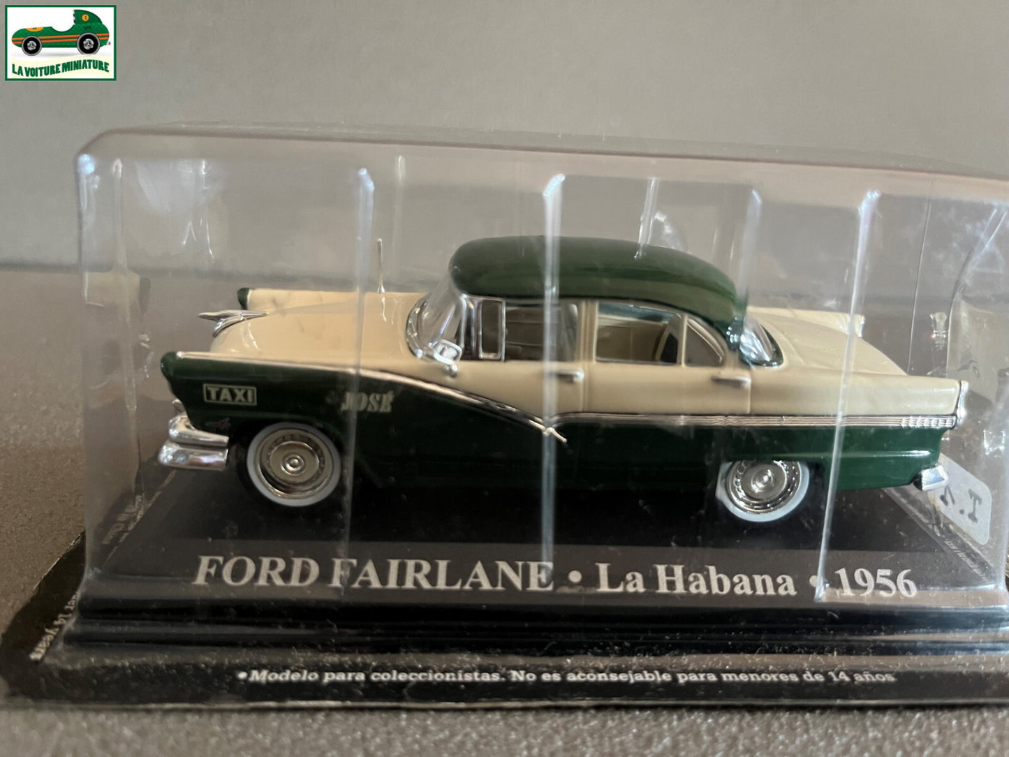 Voiture Miniature Ford Fairlane La Habana 1956 Taxi Du Monde au 1/43 Altaya