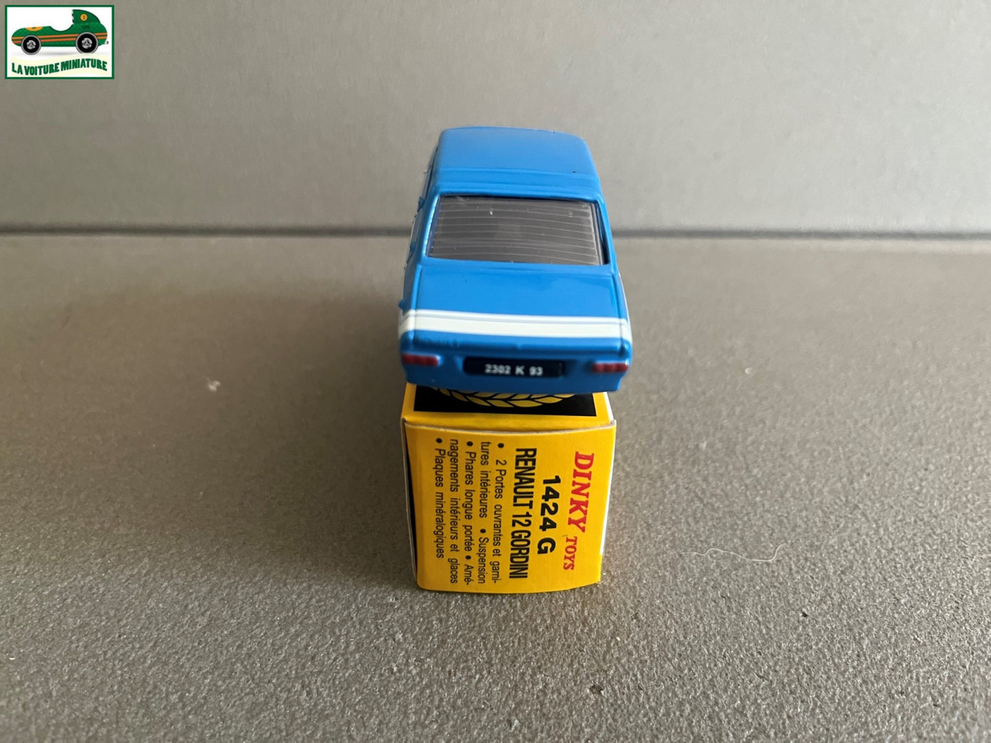 Voiture miniature Renault 12 Gordini Dinky Toys Atlas au 1/43