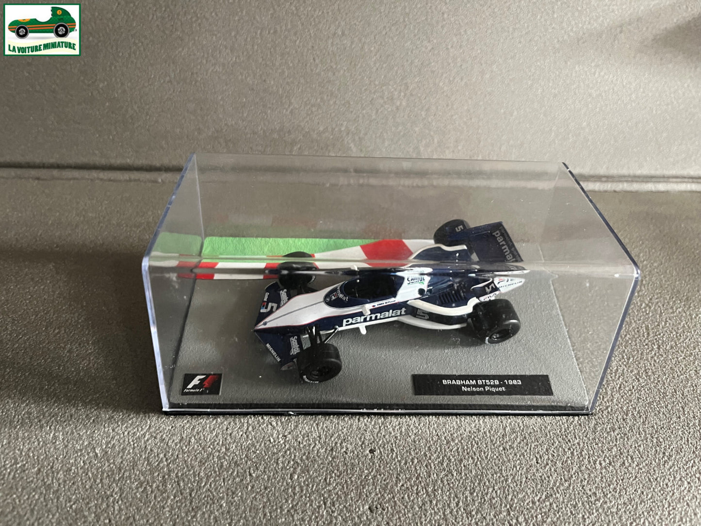 Voiture miniature Formule 1 F1 Brabham BT52B 1983 Piquet au 1/43