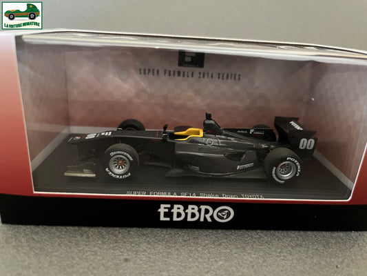Voiture Miniature Shake Down Toyota SF14 Super Formula 2014 F1 Ebbro au 1/43