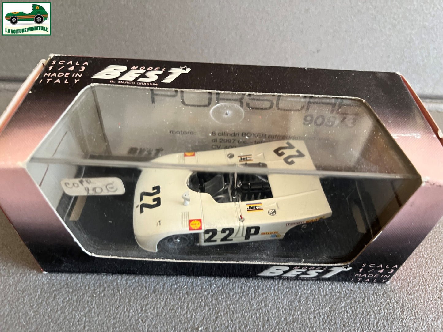 Voiture Miniature Porsche 908/3 Best Models au 1/43