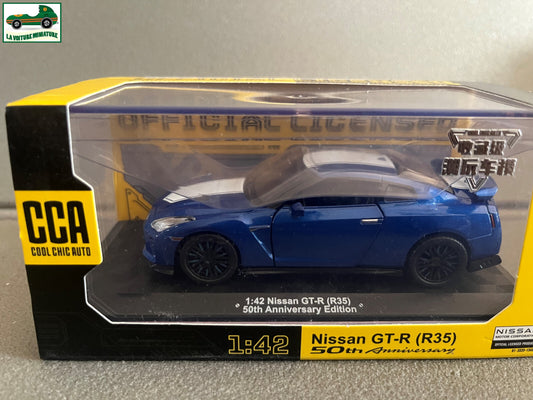 Voiture Miniature Nissan GT-R R35 50th Edition CCA Cool Chic Auto 1/42 non 1/43