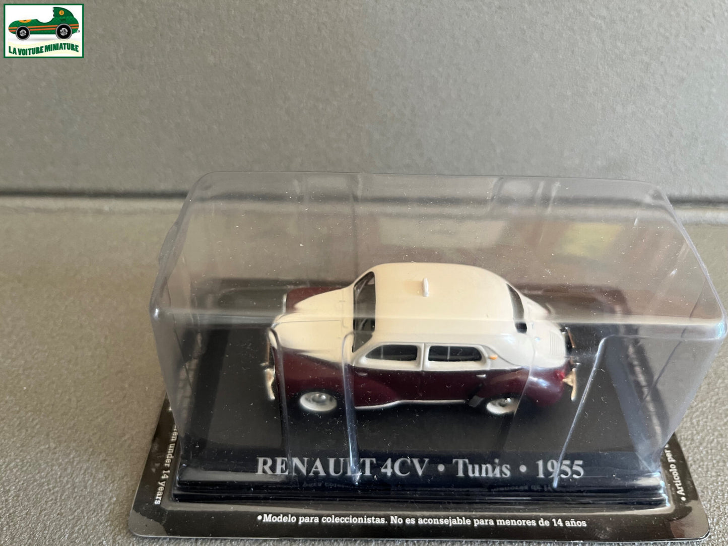 Voiture Miniature Renault 4CV Tunis 1955 Taxi Du Monde au 1/43 Altaya