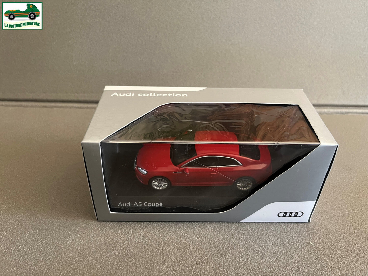 Voiture Miniature Audi A5 Coupé Red Spark au 1/43