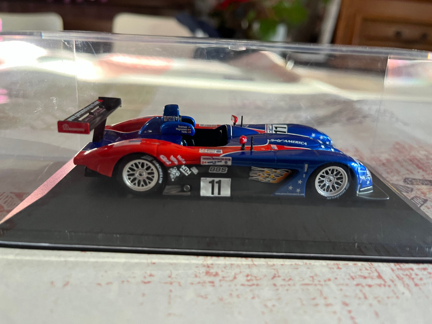 Voiture Miniature Course Le Mans Panoz LMP01 2002 Ixo au 1/43