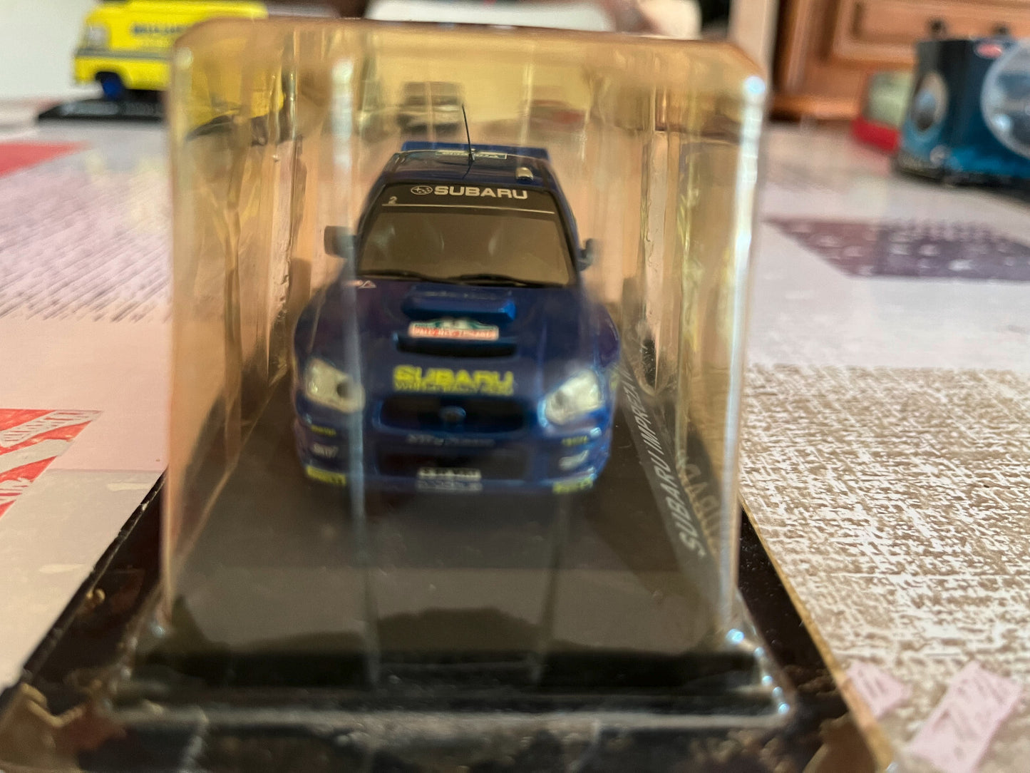 Voiture miniature Rallye New Zeland WRC Subaru Impreza WRC 2003 Makinen 1/43