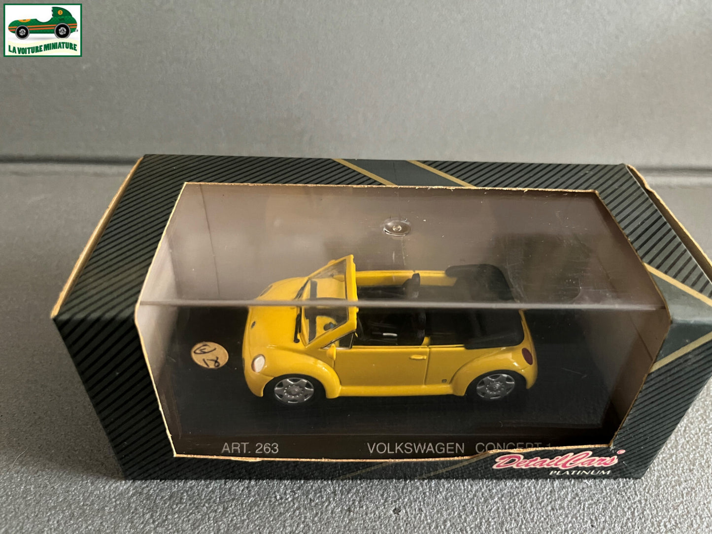 Voiture Miniature Volkswagen Concept 1 Detailcars New Beetle Coccinelle 1/43