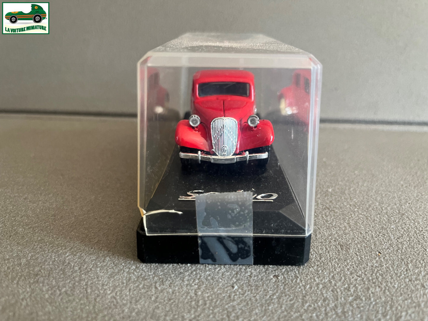 Voiture miniature Traction 4166 Citroen 15 CV Pompiers Solido au 1/43