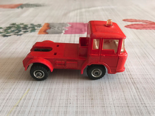 Ancienne Voiture Miniature Camion Tracteur Semi Remorque DAF Greece Plastique