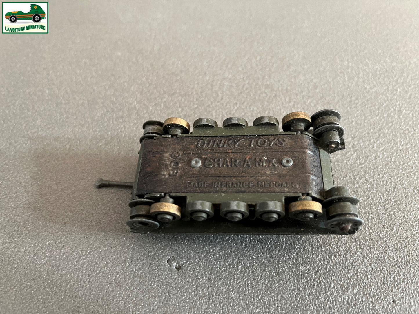 Ancienne Miniature Dinky Toys Armée Tank Char AMX Meccano France Epave