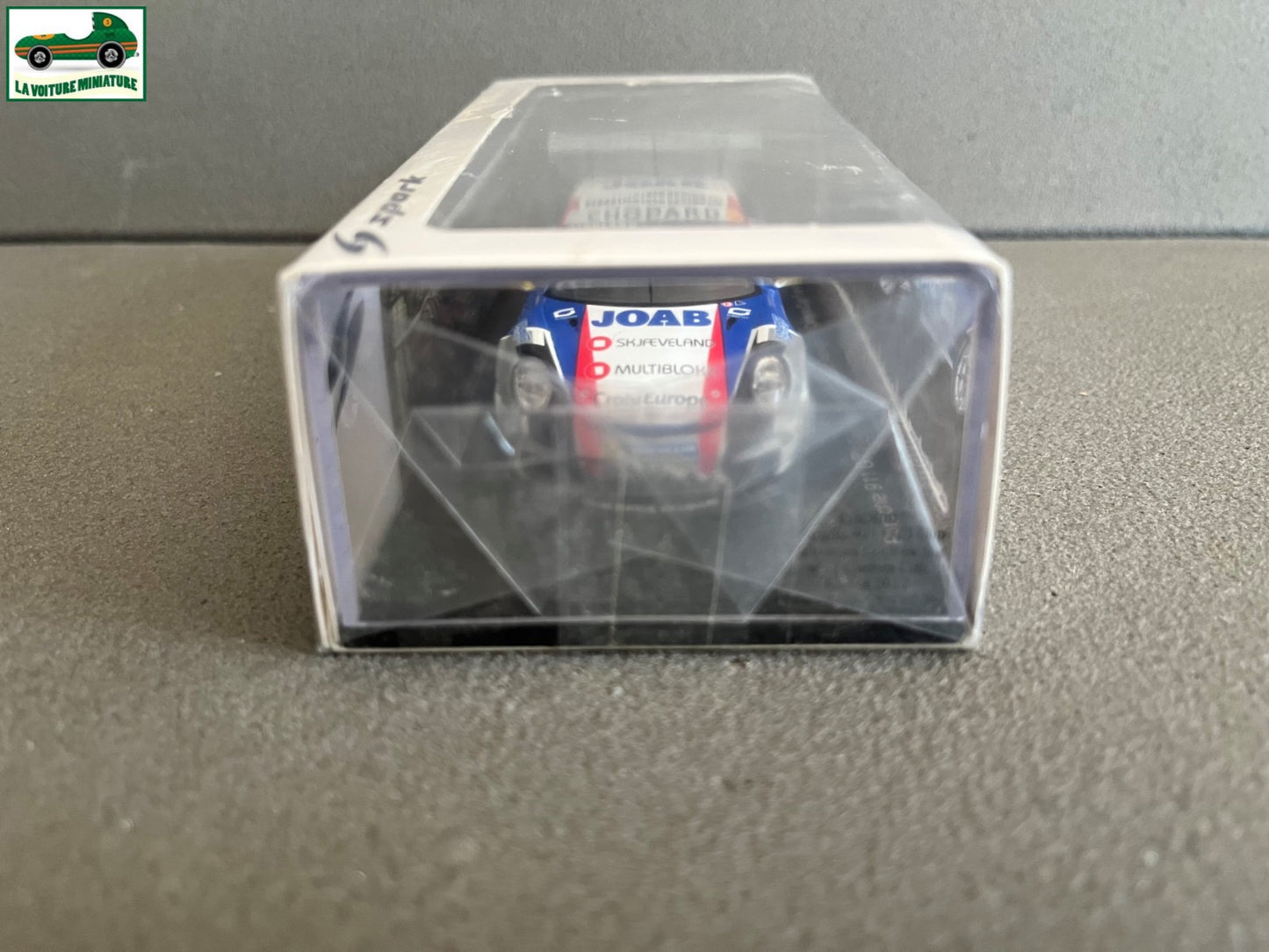 Voiture Miniature Porsche 911 GT3 Cup Loeb Carrera Cup France 2017 Spark au 1/43