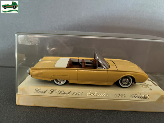 Voiture Miniature Ford T-Bird 1961 Cabriolet 4504 Solido au 1/43