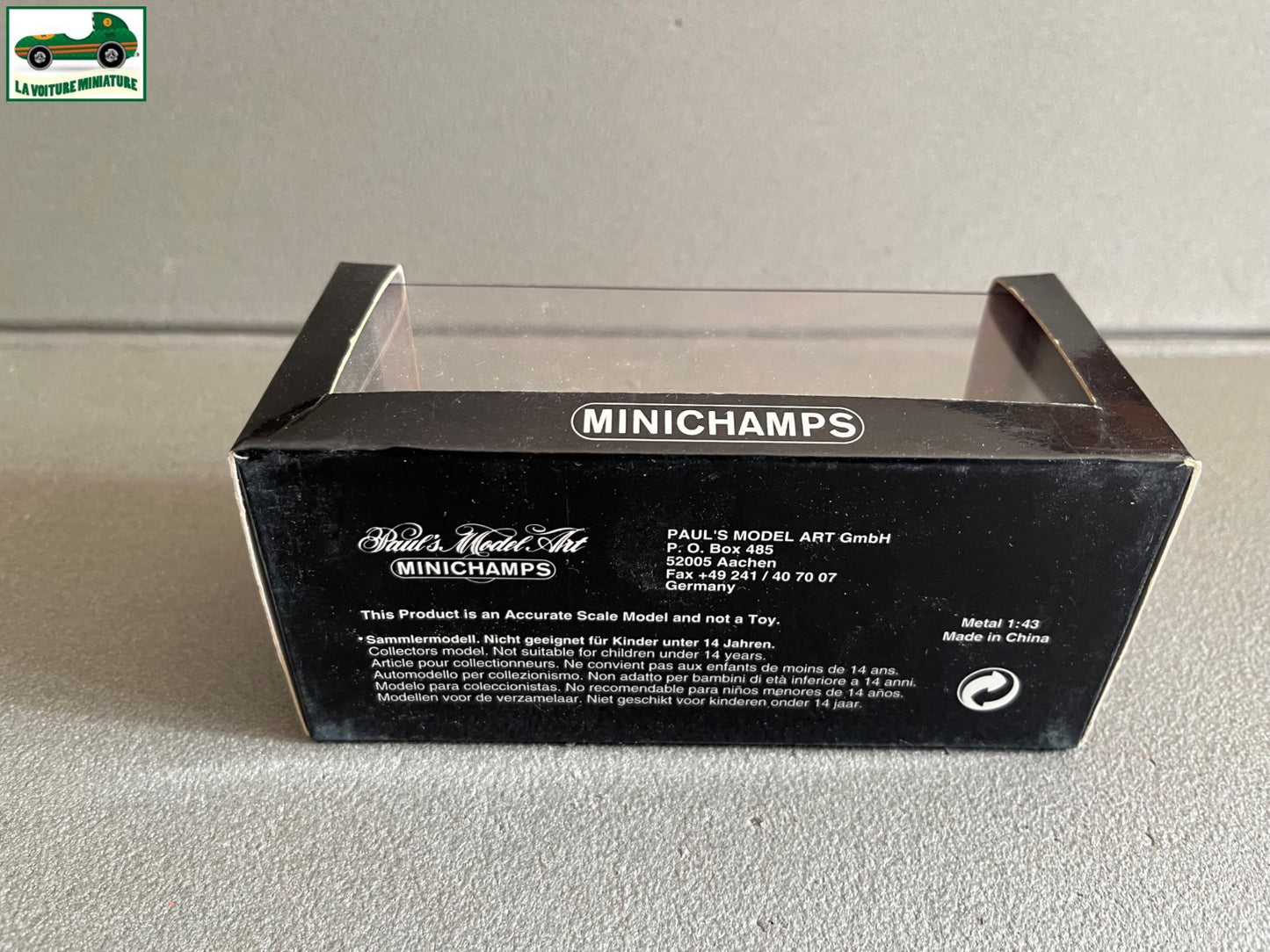 Voiture Miniature Dodge Viper Coupé 1993 Minichamps au 1/43