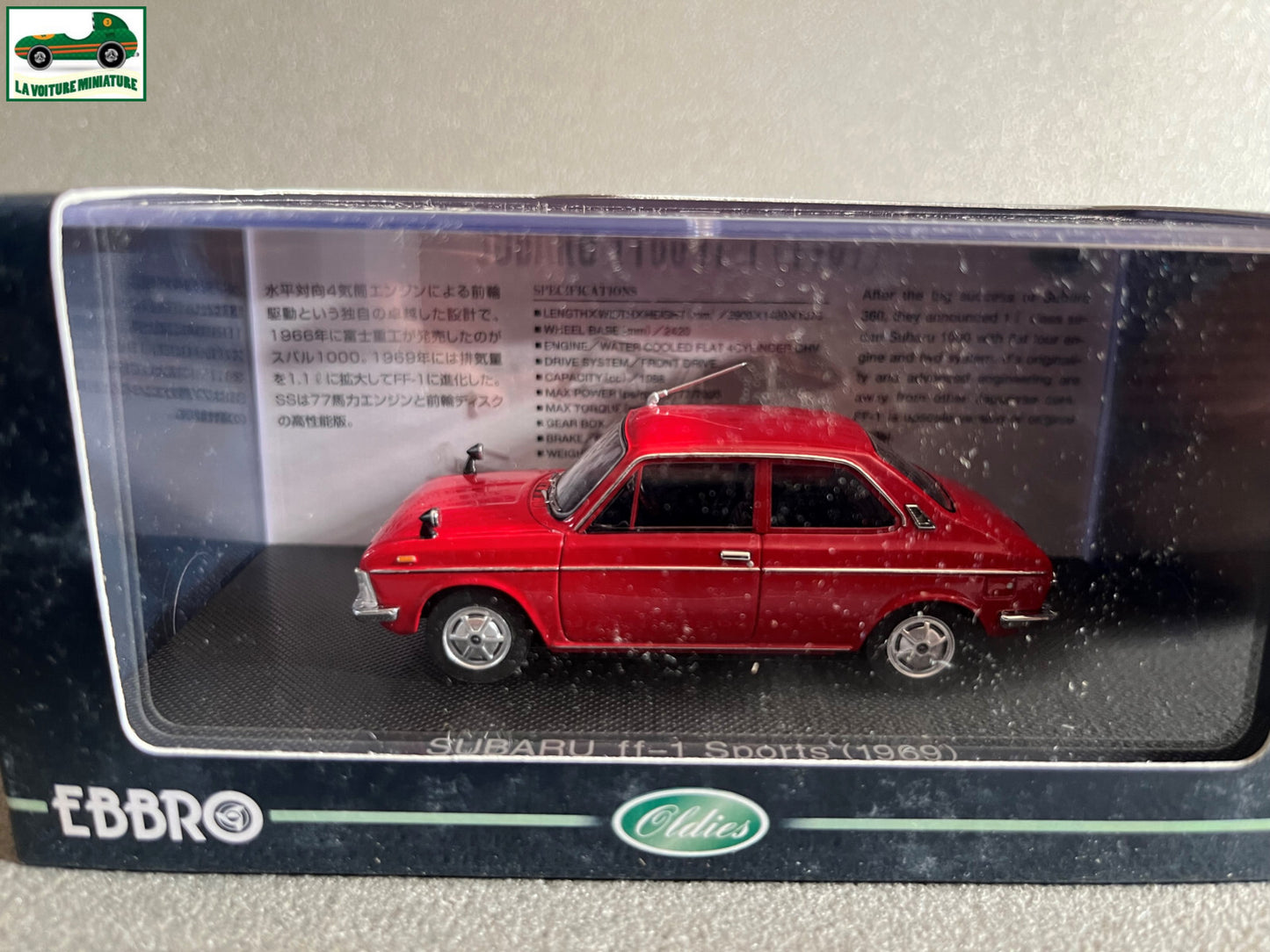 Voiture Miniature Subaru ff-41 Sports 1969 Ebbro au 1/43