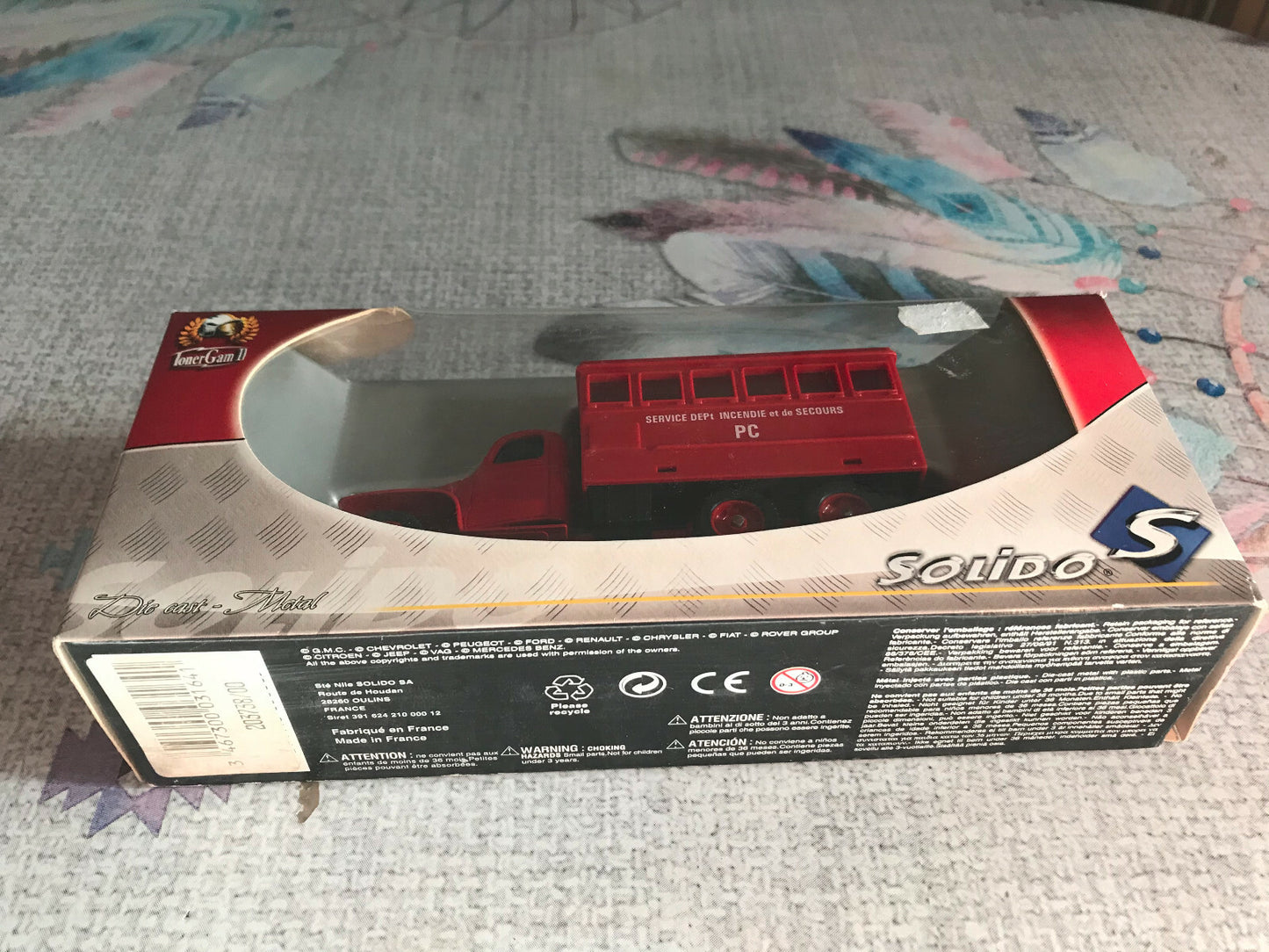 Voiture Miniature Pompiers Camion 3164 GMC PC Solido TonerGam 1/50
