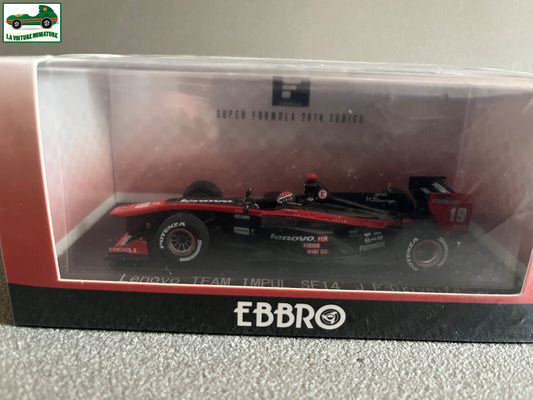 Voiture Miniature Lenovo Team Impul SF14 Formula 2014 F1 Ebbro au 1/43