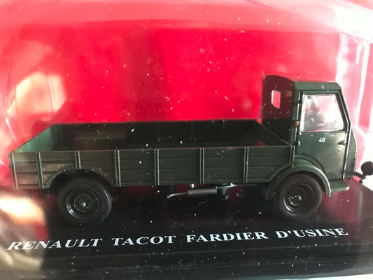 Voiture miniature Camion Renault Tacot Fardier D'usine 1947 Hachette au 1/43