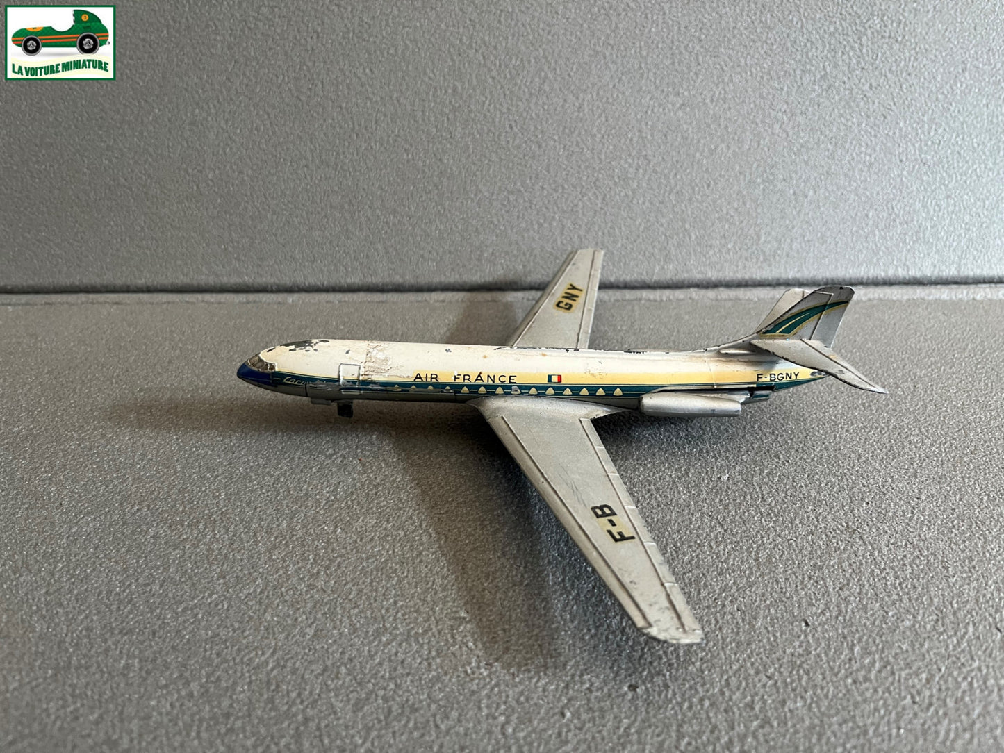 Ancienne Miniature Dinky Super Toys Avion Caravelle SE 210 Meccano France Epave