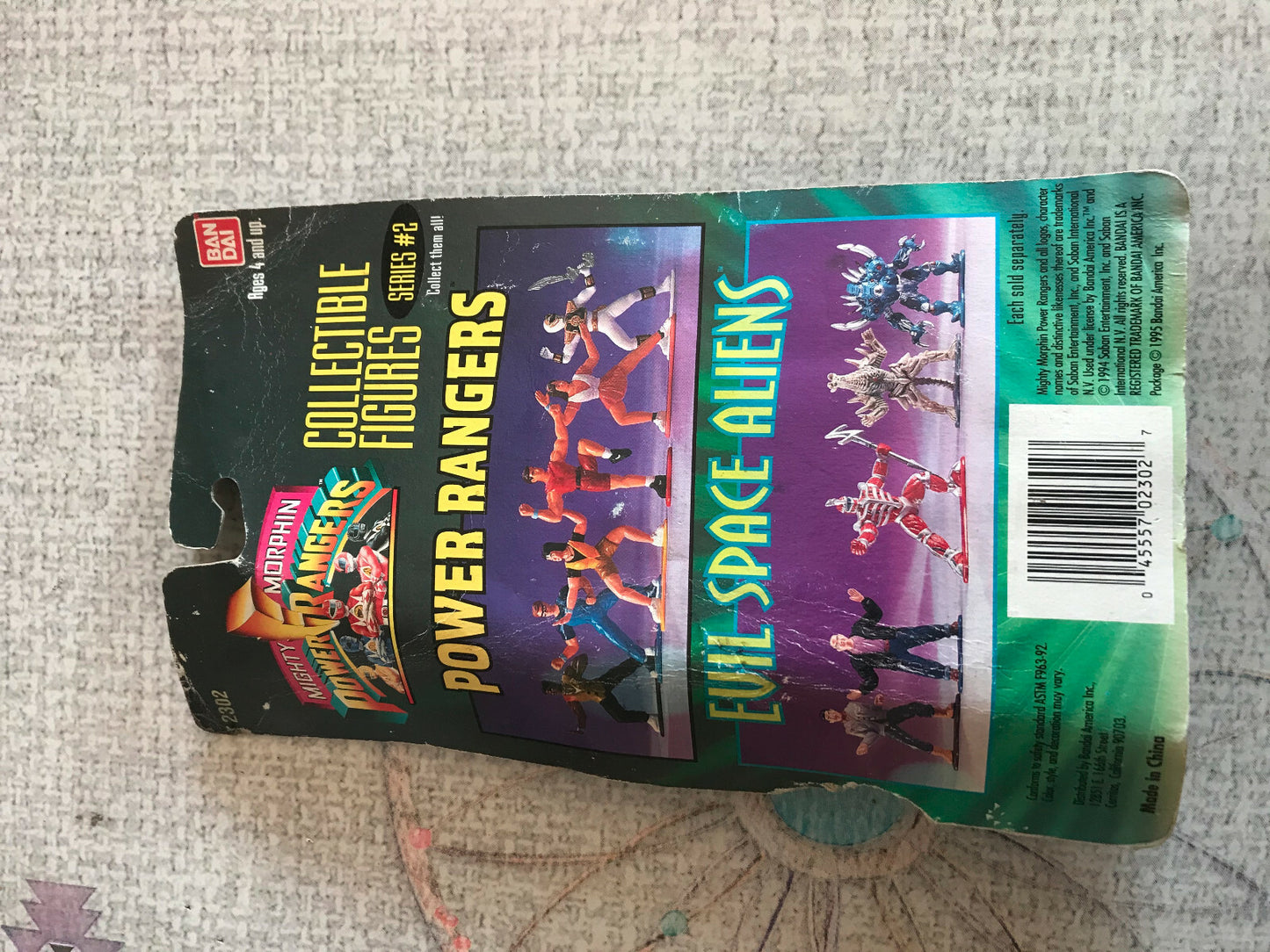 Figurine Collection Mighty Morphin Power Rangers Series #2 2302 Bandai 1995