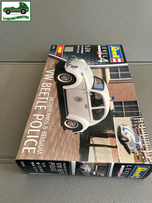 Maquette à monter Voiture miniature Volkswagen VW Beetle Police Revell 1/24