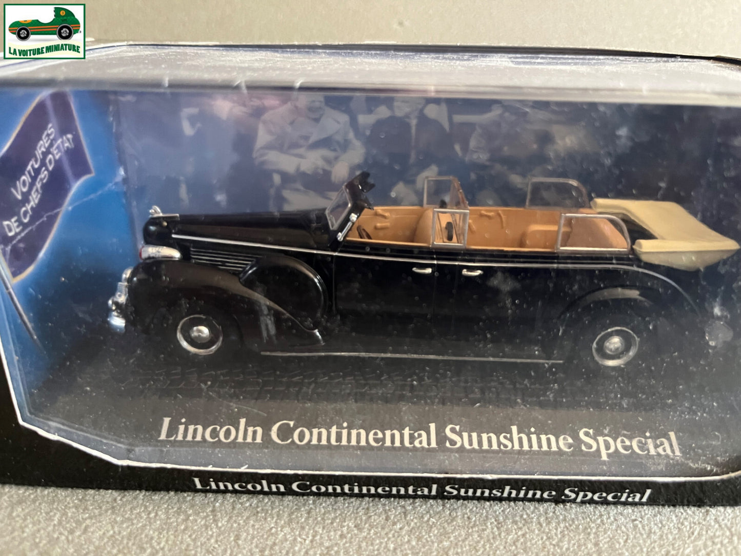 Voiture Miniature Lincoln Continental Sunshine Special Prsident Chef Etat 1/43