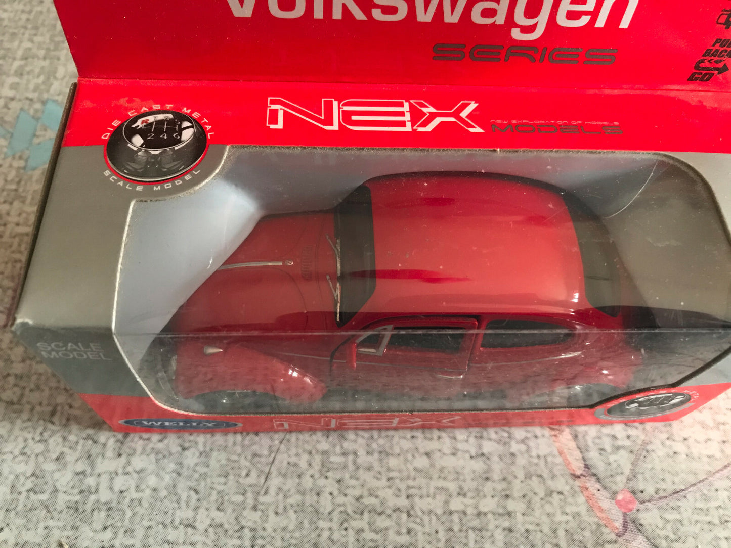 Voiture Miniature Volkswagen Coccinelle Beetle Welly 1/34-39