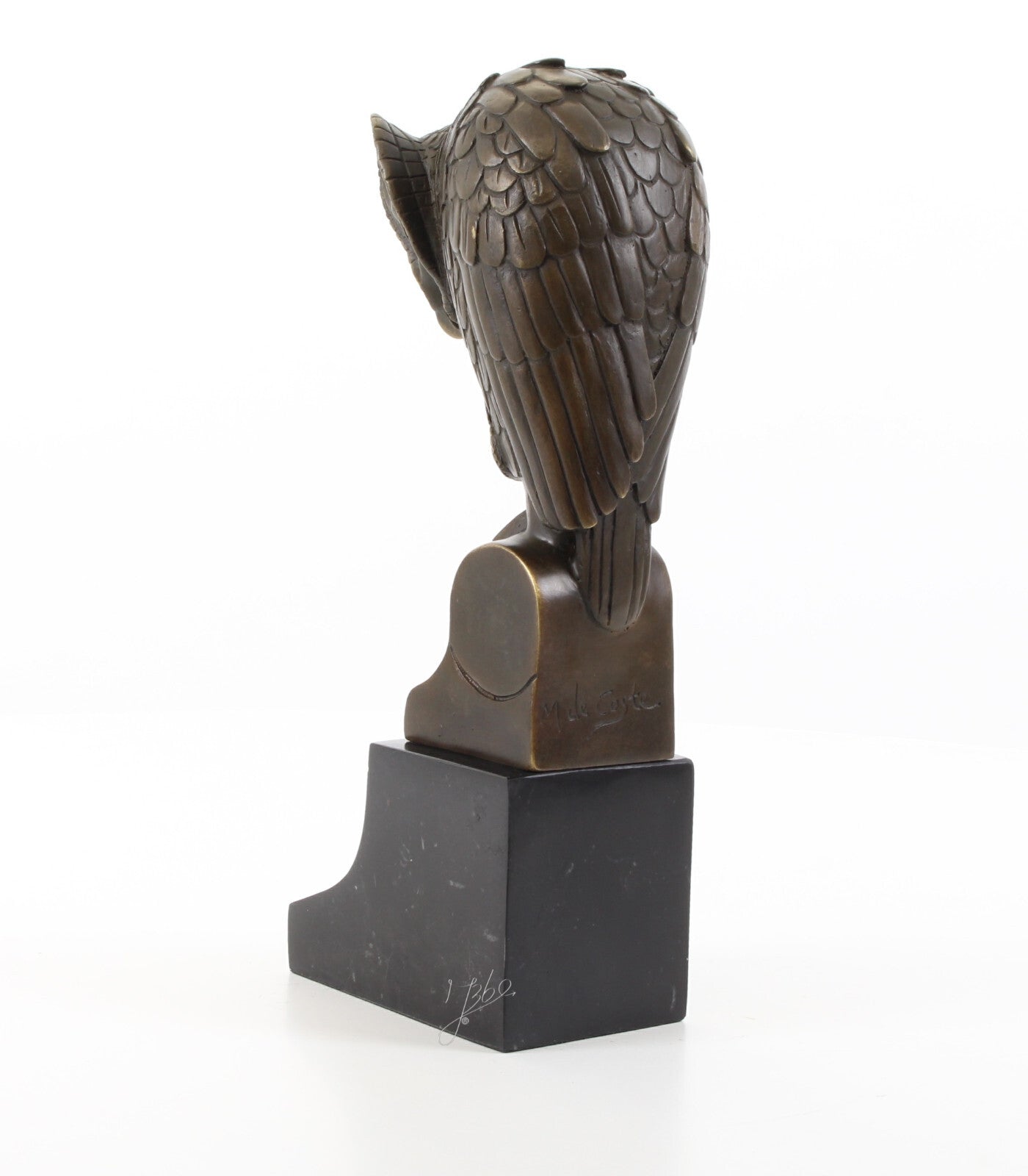 Statue Sculpture Bronze Art Déco Nouveau Hibou Chouette DSBJ-50 Moderne