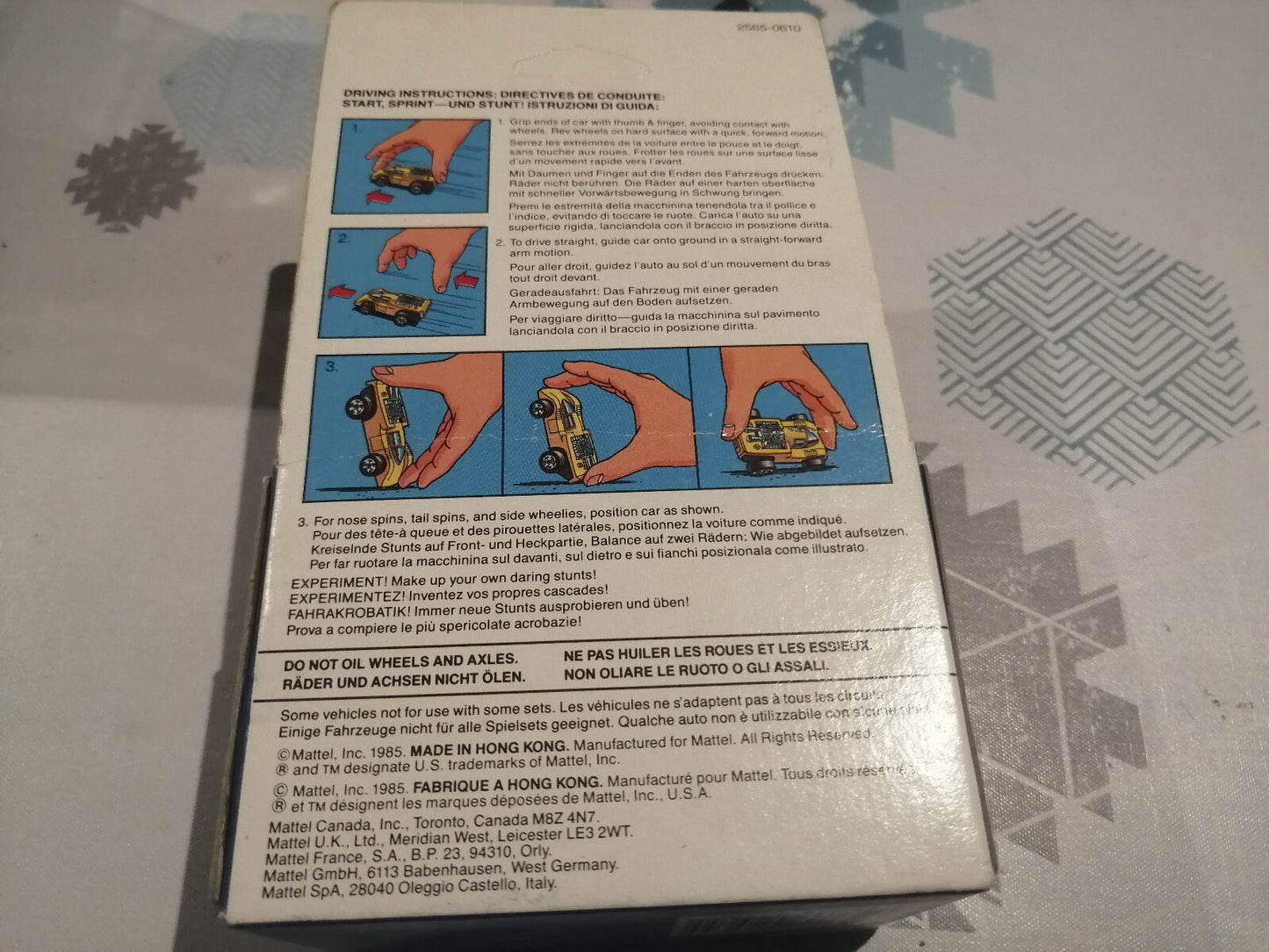 Voiture Miniature Hot Wheels - X-V Racers 1985 MACH 7 Blanche Hotwheels