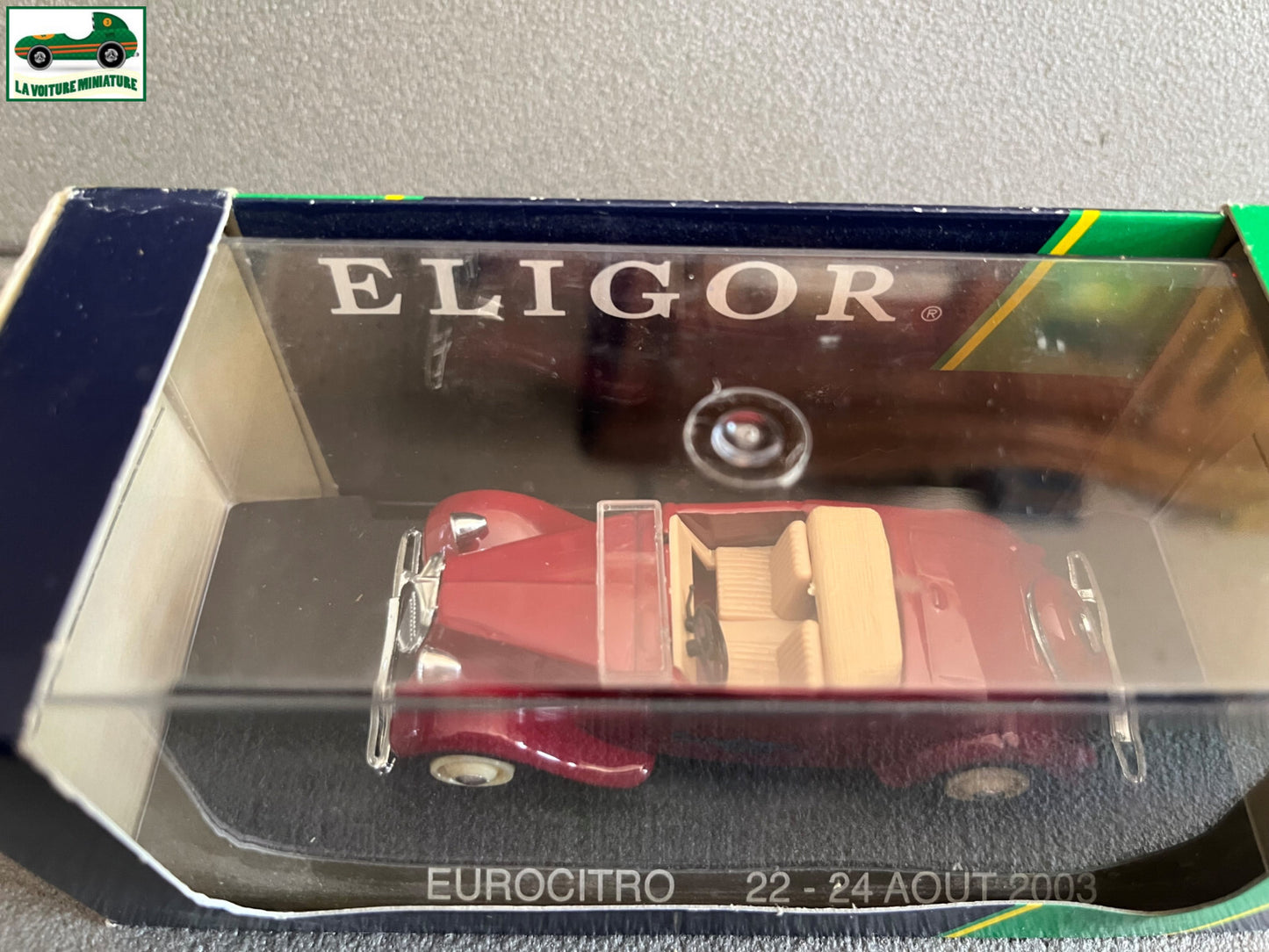 Voiture Miniature Citroen Traction Cabriolet Euro Citro 2003 Eligor France 1/43