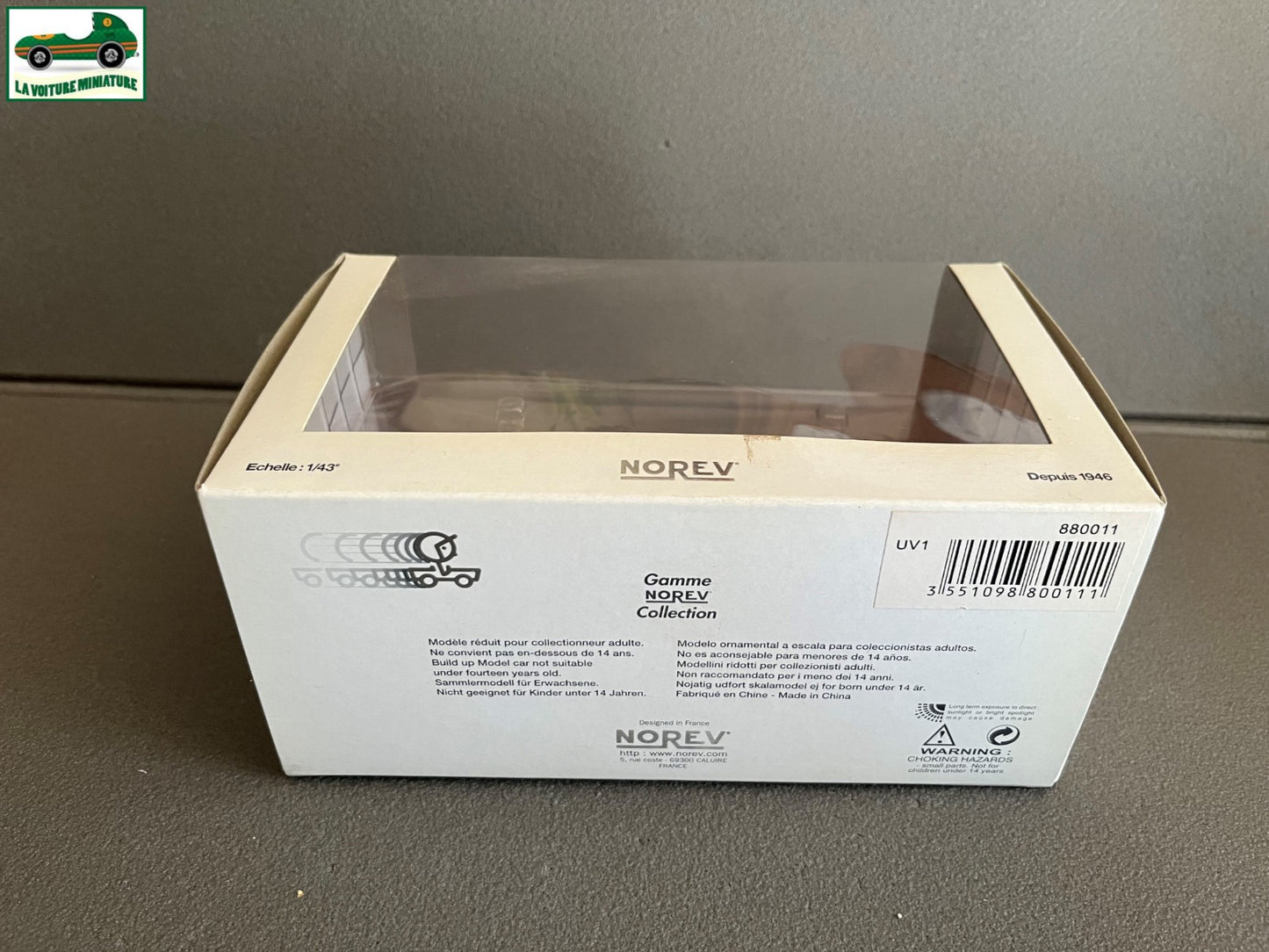 Voiture miniature Mega Loisir Moto Roue Michelin Tour France Norev au 1/43