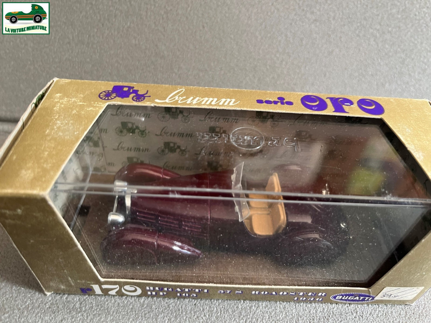Voiture Miniature Bugatti 57 S Roadster Brumm Italy au 1/43