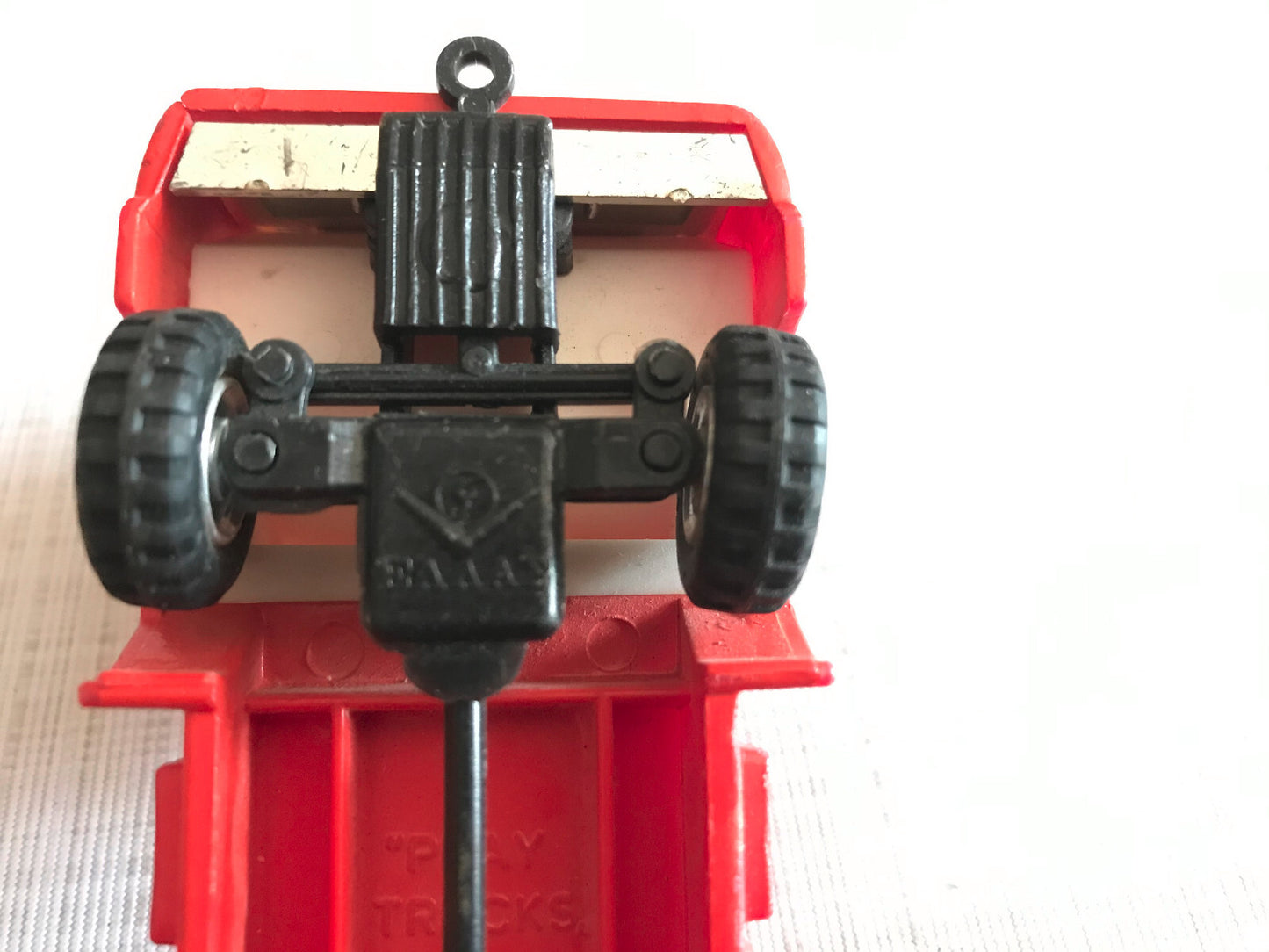 Ancienne Voiture Miniature Camion Tracteur Semi Remorque DAF Greece Plastique