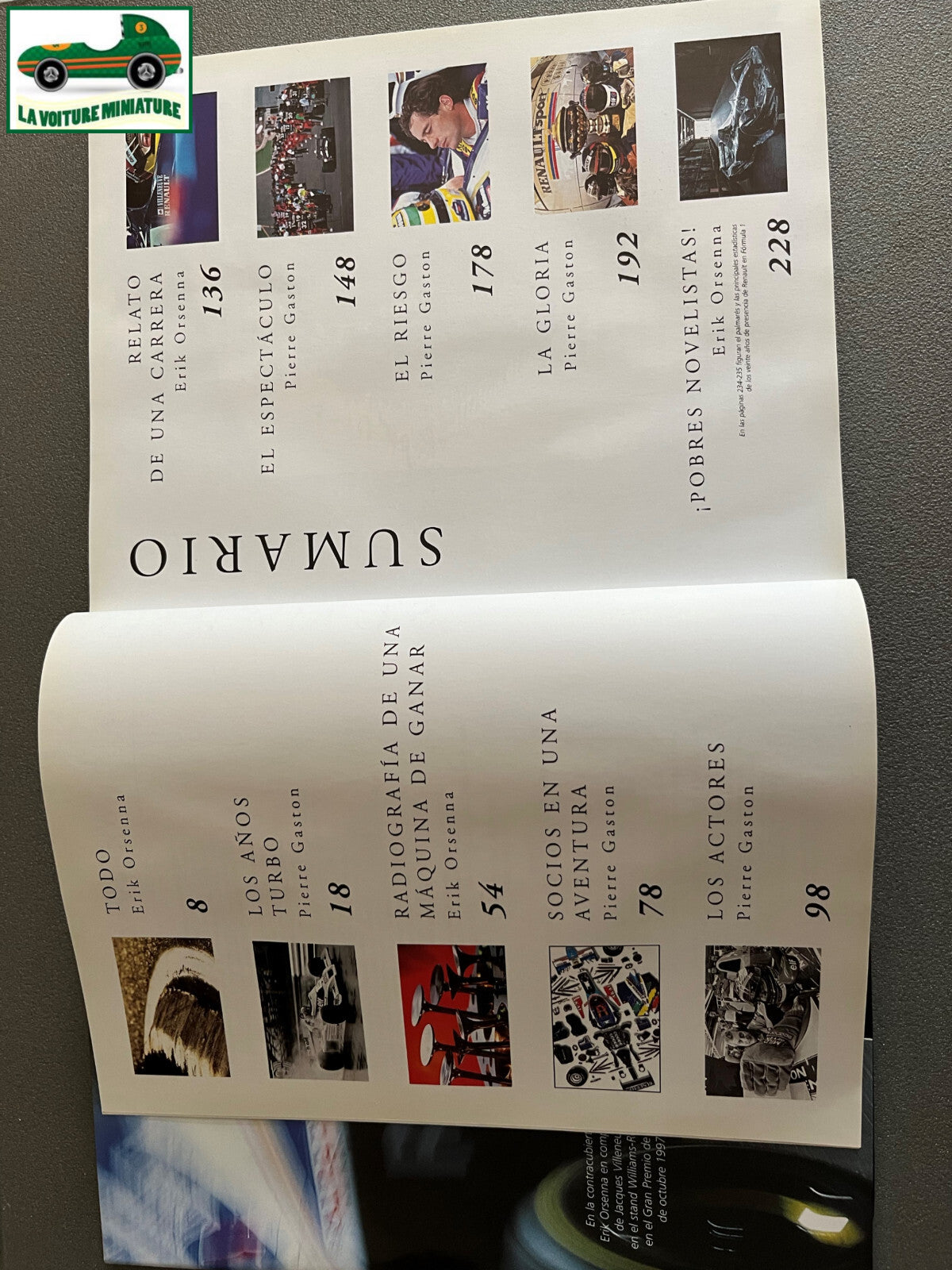 Livre Automobile Formule Campeones del Mundo Renault F1 Pierre Gaston Gallimard