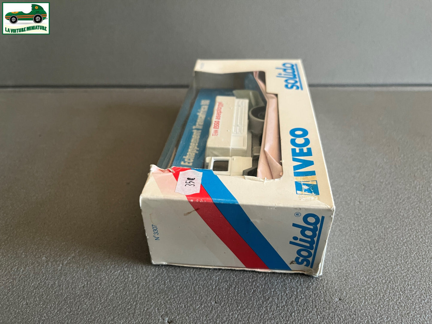 Voiture miniature camion Iveco Rallye team Esso Solido 1/50