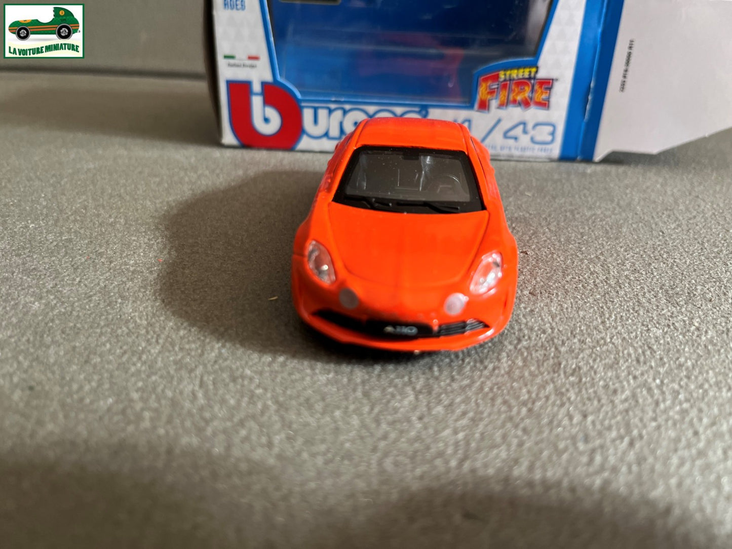 Voiture Miniature Renault Alpine A110 2018 Burago Orange au 1/43