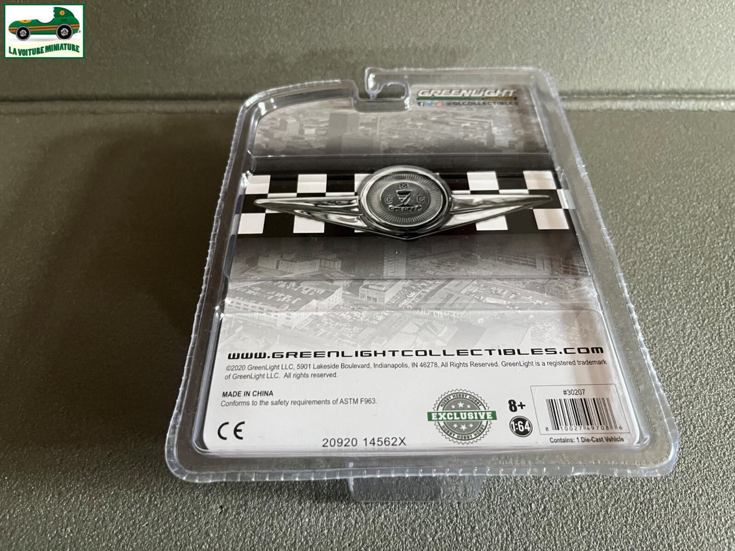 Voiture Miniature 1963 Checker Taxi Greenlight au 1/64