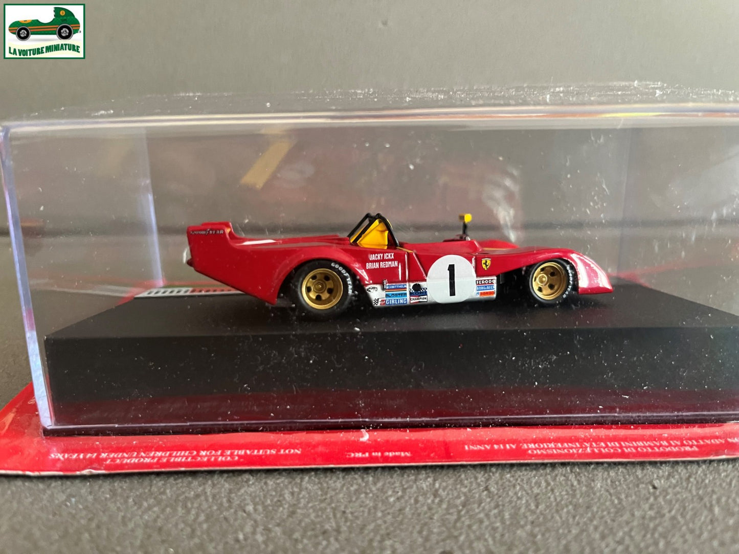 Voiture miniature Collection Ferrari 312P 1000km Monza 1973 au 1/43