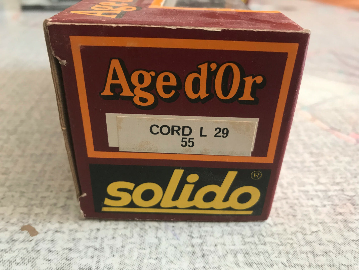 Voiture Miniature Cord L 29 55 Solido Age D'or au 1/43